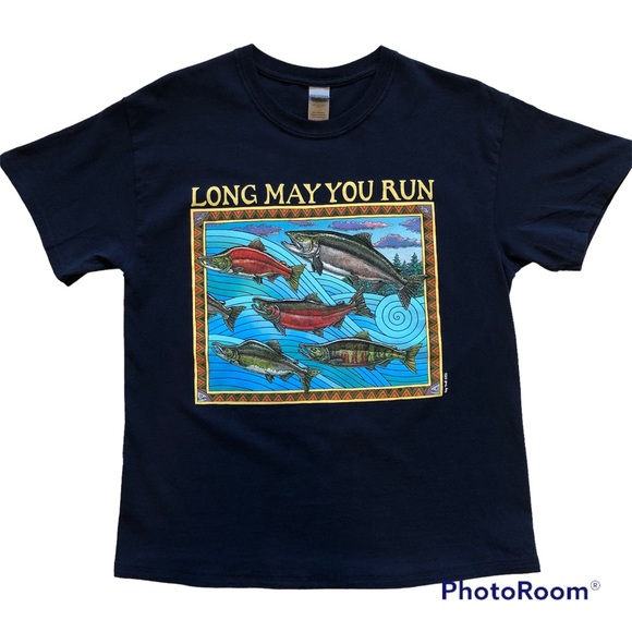 Gildan Other - Ray Troll Long May You Run Tee Adult Sz Medium Excellent Pre-owned Condition